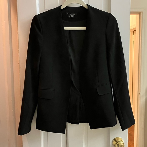 Blazer (Veste De Costume) Theory - Taille 0 - Occasion Très Bon État - Coupe Classique Et Élégante